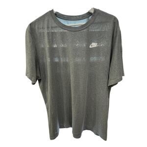 Nike Dri fit Run Gray Tee sportswear